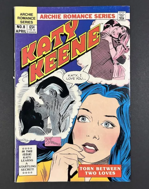 Katy Keene Special #8 Archie Comics Romance Series April 1985