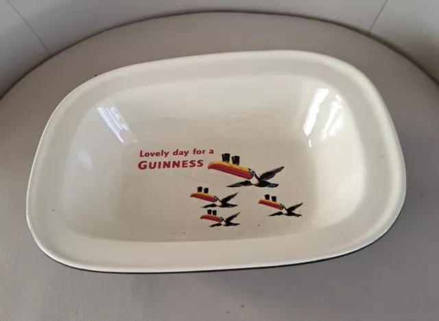 Guinness Stout Ceramic Pie Oven Dish Toucans 2015