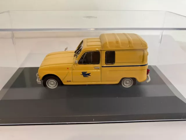 1/43 Norev Renault 4L fourgonnette 1962 PTT la Poste TBE+ boite vitrine ajoutée