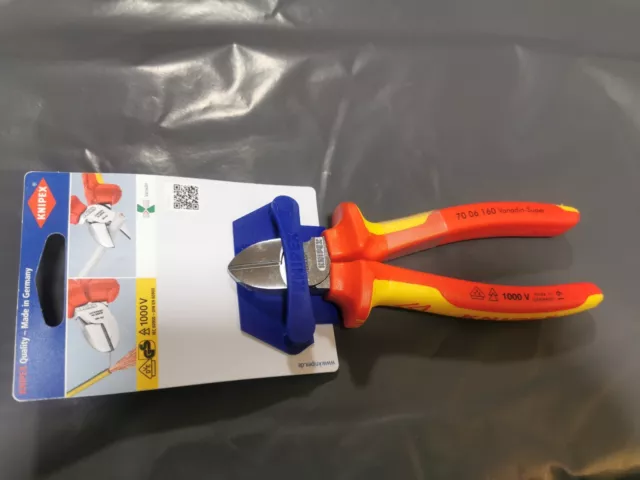 Knipex 70 06 160 VDE Diagonal Side Cutter Pliers 160mm