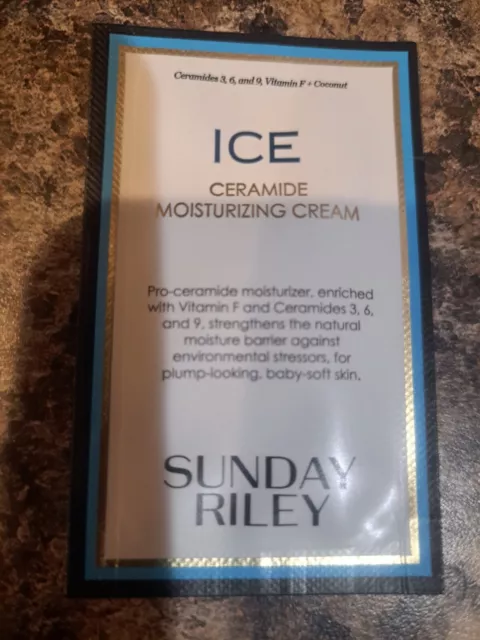 Sunday Riley ICE Ceramide Moisturizing Cream 1.7oz/50ml In 50x 1ml Packets