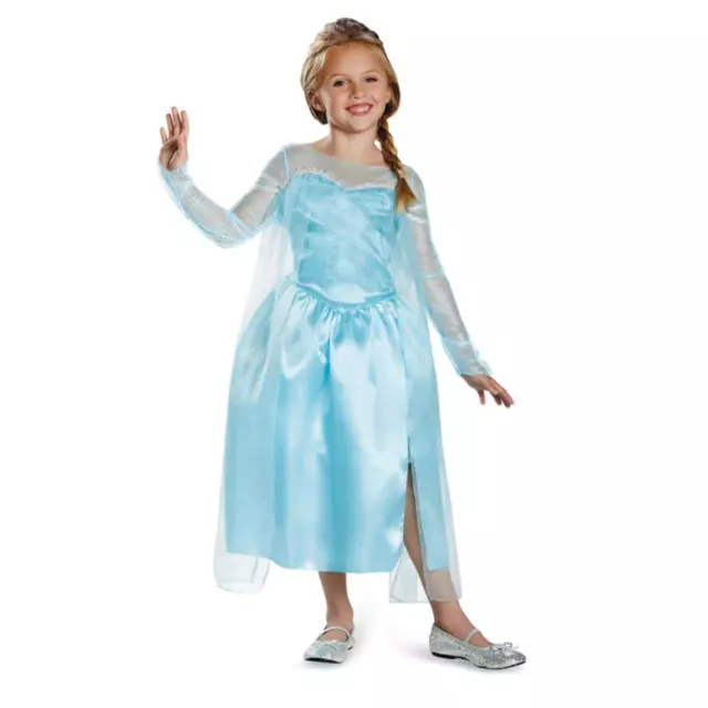 Niños Oficial Niña Disney Frozen Reina Elsa Disfraz