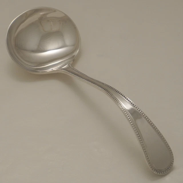 BEAD Design EPNS A1 SHEFFIELD ENGLAND Salsa posate argento 20 cm