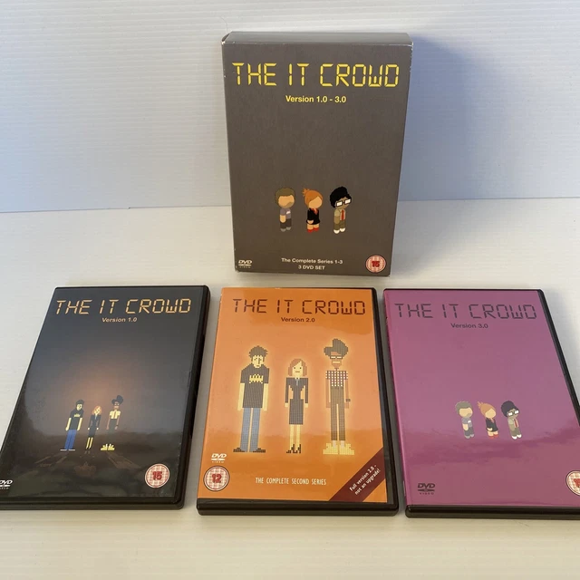 The IT Crowd: Complete Series 1-3 Box Set 3 DVD Set - Region 2 VGC Free Post