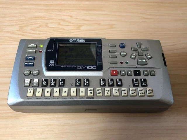 YAMAHA QY100 Sampler Sequencer Sound Module Rhythm Machine No Adapter