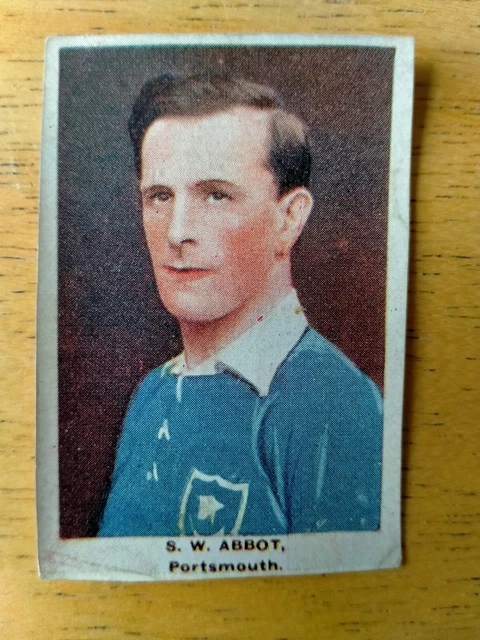 S. W. Abbot Portsmouth DC Thomson Adventure Famous Club Colours & Players 1923