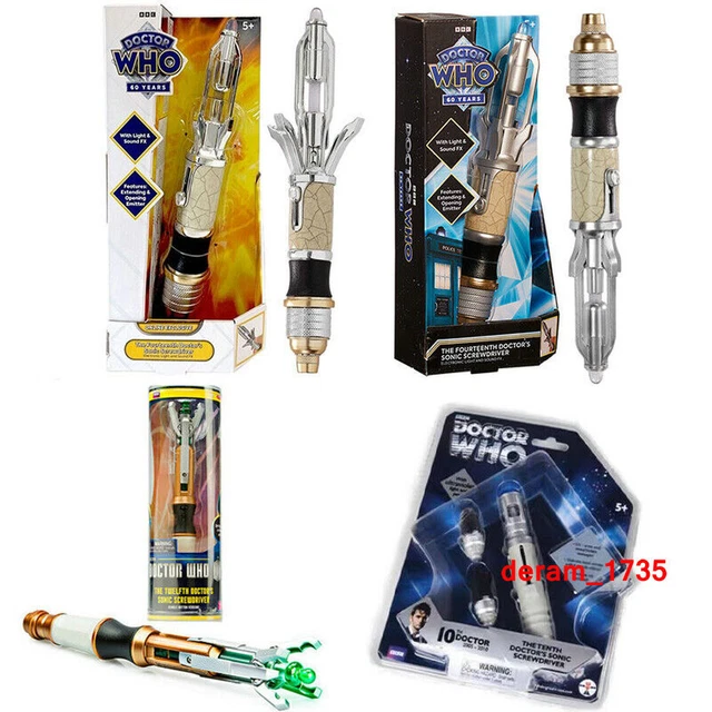 Doctor Who 14th Doctor's Sonic Screwdriver - Electroplated Version (Collectible Toy)