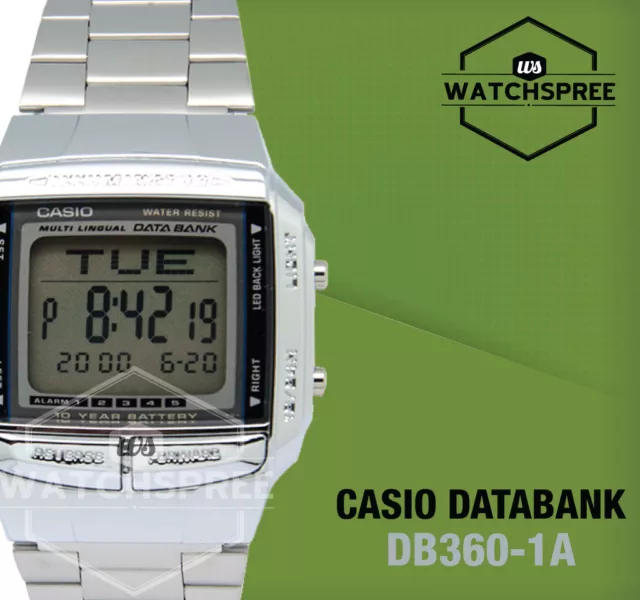 Casio Data Bank Watch DB360-1A