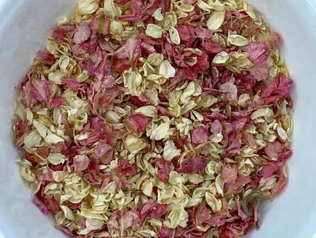 Biodegradable Confetti Weddinig Pink Ivory Wedding Natural Dried Petals Eco