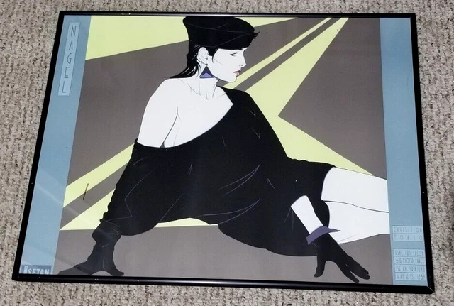 Vintage Patrick Nagel Lithograph Print ISETAN Department Store Expo Tokyo 1989
