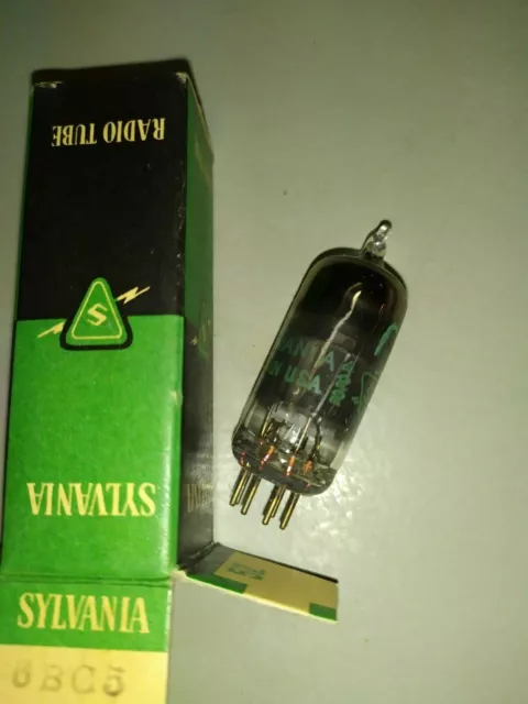 6BC5 SYLVANIA Nos TUBE ELECTRONIQUE                        (Cl1/68)