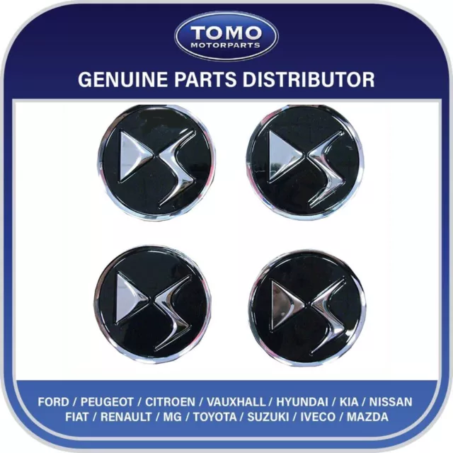FOR GENUINE CITROEN Black Alloy Wheel Centre Cap 1609953780 Set of