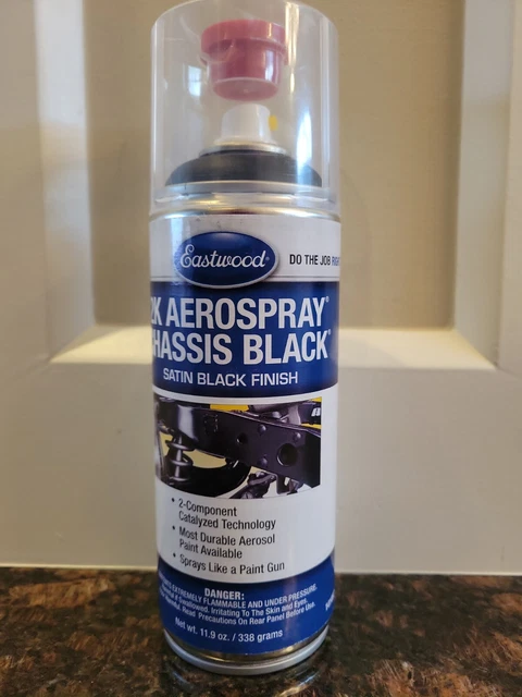 Eastwood 2K Aerospray Chassis Black Satin Finish, 2 - component catalyzed techno