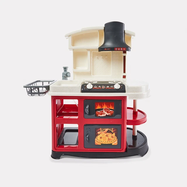 24 Piece Plastic Kitchen with Working Sink For Kids Toys Christmas Gift Item
