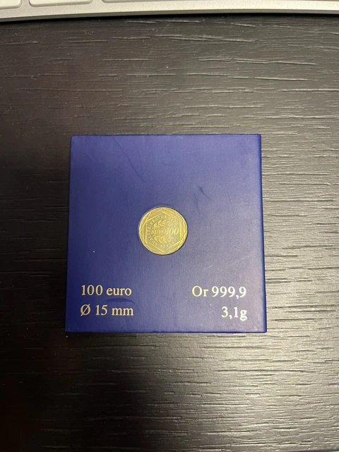 Monnaie de Paris pièces 100 euros en or 999,9