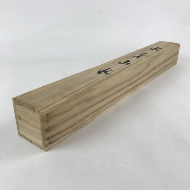 Japanese Wooden Hanging Scroll Box Vtg Kakejiku Hako Inside Length 59.7cm SB234