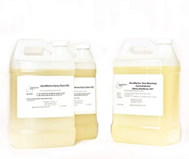 Aeromarine 300/21 Epoxy Resin 3 Gallon Kit