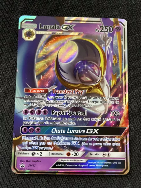 Mavin  Carte Pokémon Lunala GX SM17 - Ultra Rare - FR - Neuve holo