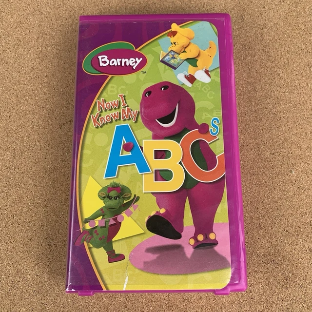 BARNEY: NOW I Know My ABC's 2004 VHS Plastic Case £10.32 - PicClick UK