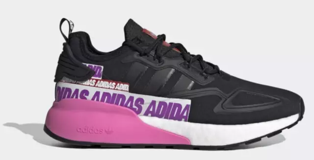 Adidas Women's ZX 2K Boost Trainers / BNIB / Black / RRP £110 / Sizes Available