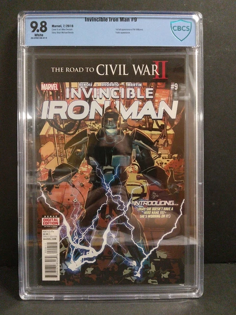 Invincible Iron Man #9 2016 CBCS 9.8 First Full Appearance of Riri Williams