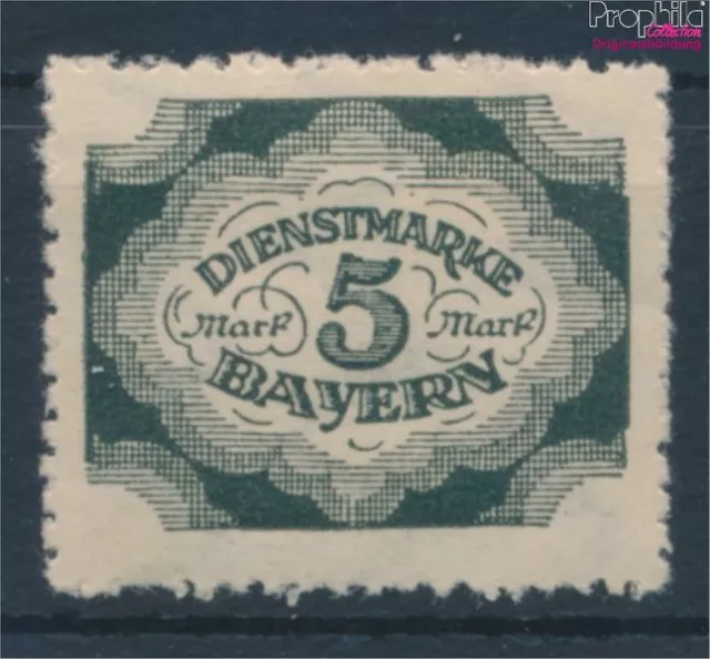 Briefmarken Bayern 1920 Mi D61 mit Falz (10158504