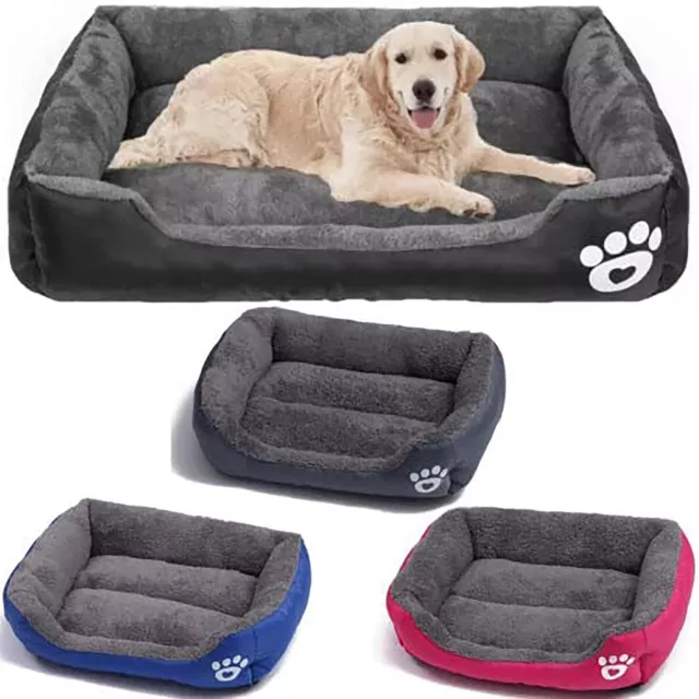 Dog Bed For Small Medium Large Pets Cat Puppy Bed Washable Soft Comfy Calming