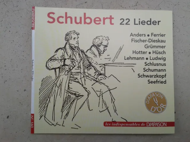 Schubert 22 lieder comme neuf