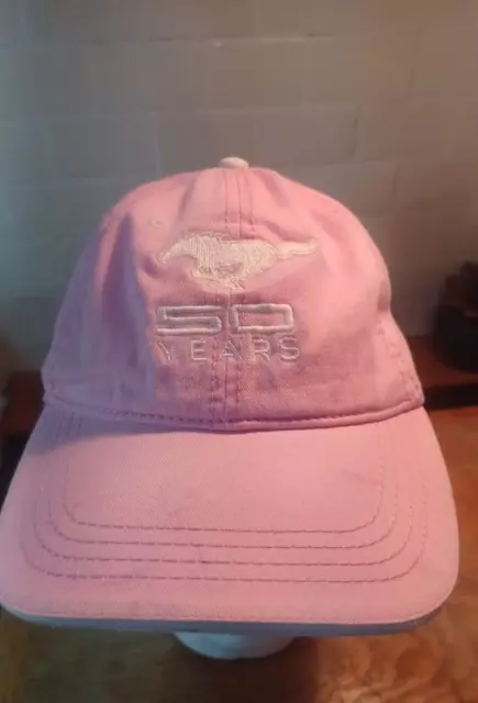 Ford Mustang 50th Years Anniversary by Otto Pink Baseball Hat