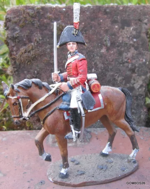 Soldat Del Prado Cavaliers Napoleon / Officier Dragons Anglais De La Garde 1812