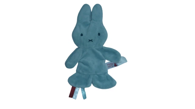 Doudou lapin Nijntje Miffy plat vert Tiamo