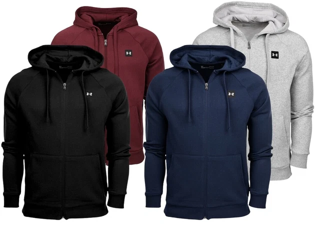 Felpa con cappuccio uomo Under Armour pile rivale FZ felpa con cappuccio fitness allenamento