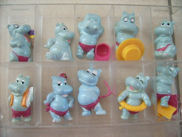 Kinder Ferrero Surprise Figurine Aux Choix Série Vintage Hippo Strand A La Plage