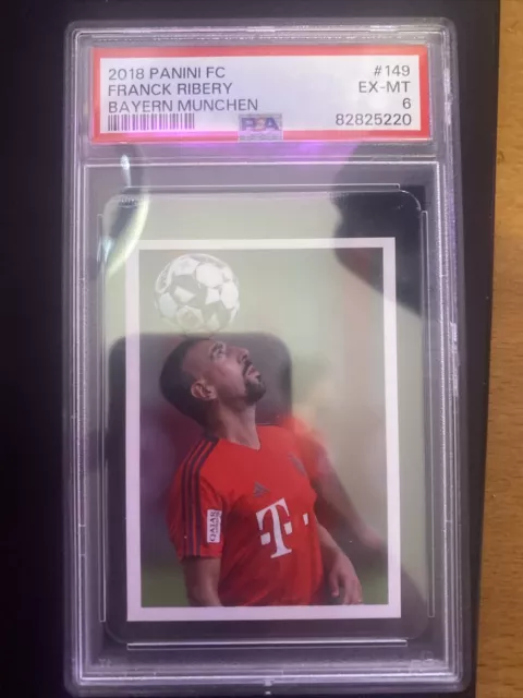 2018 Panini Fc Bayern Munchen 149 Franck Ribery Psa 6