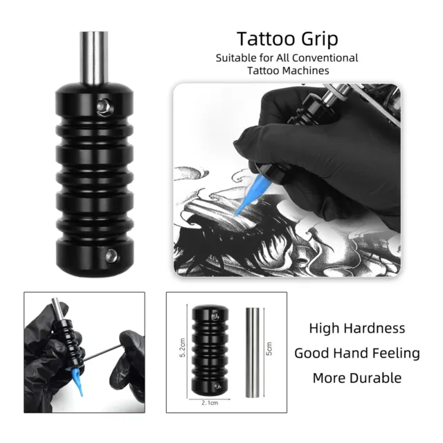 (US Plug) Kit Complet De Machine à Tatouer 8 Wraps Coil Tattoo Machine Tattoo