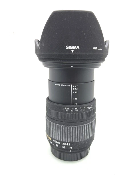 Sigma 17-70 mm F2.8-4.5 DC  ø72 Standardt Foto Kamera Objektiv Lens Für NIKON