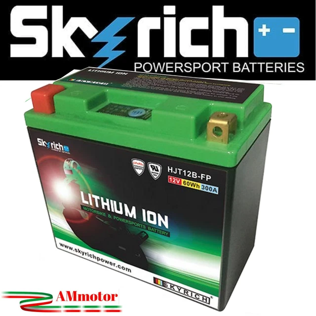 BATTERIA LITIO MOTO Skyrich HJT12BFP 12V Per Ducati Sport 800 2003