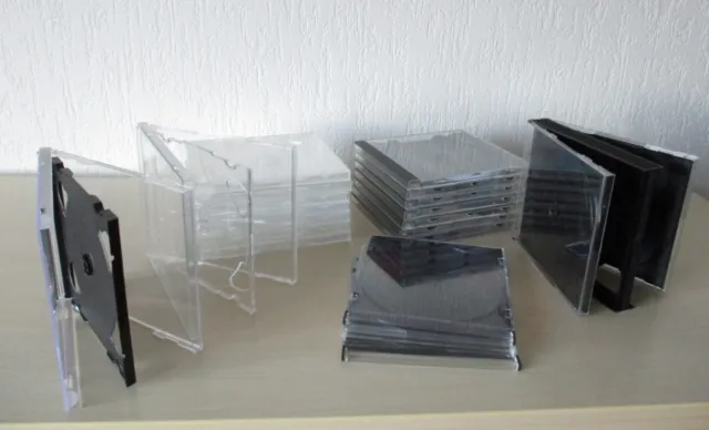Sans Marque Pack de 20 Boîtier CD/DVD simple standard pour un disque à prix  pas cher