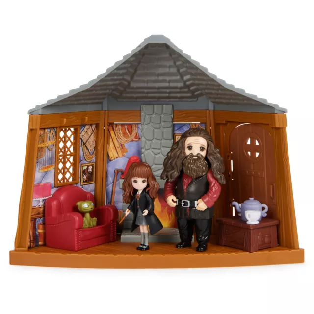 Wizarding World Harry Potter, Magical Minis Hagridâ€™s Hut Playset with 2 Figure