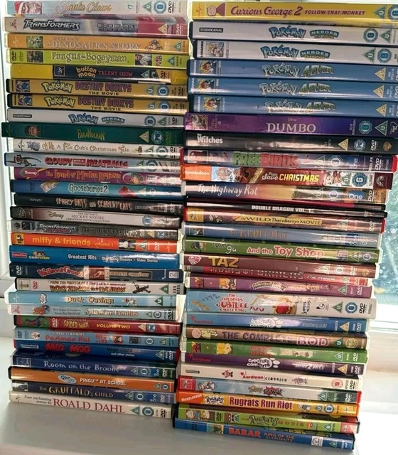 Button Moon Dvd Collection CHILDRENS DVD BUNDLE Kids Pokemon Button Moon Rugrats Etc £10.00 ...
