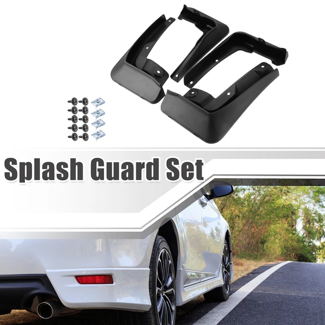Front Rear Mud Flaps Splash Guards Fit for BMW 3 Series TPE PP Black 1 Set