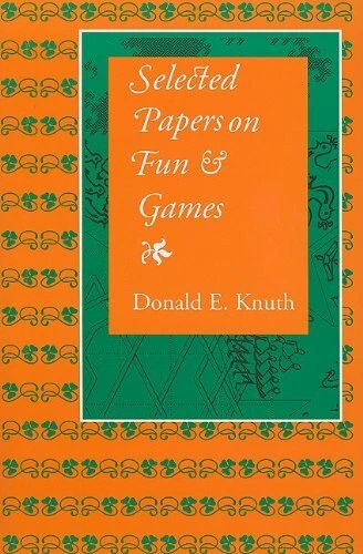 Selected Papers on Fun and Games (CSLI - Lecture Notes), Knuth 978157586 PB+=
