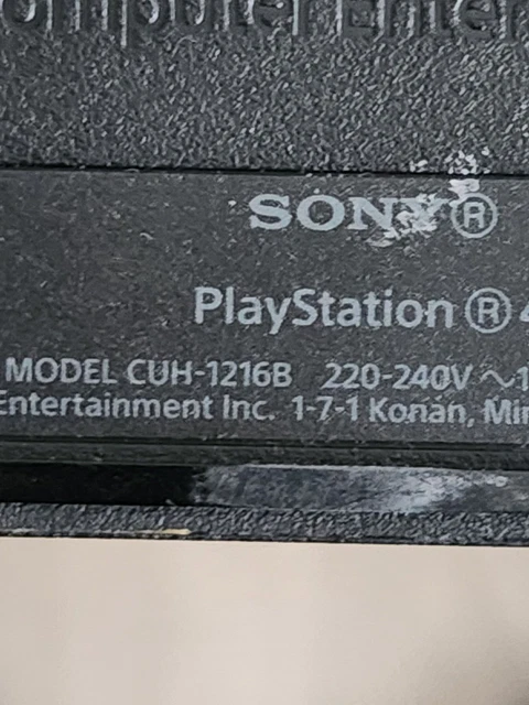 SONY PLAYSTATION 4 Spielekonsole 500GB SSD - Schwarz (CUH-1216B) - PS4 ...