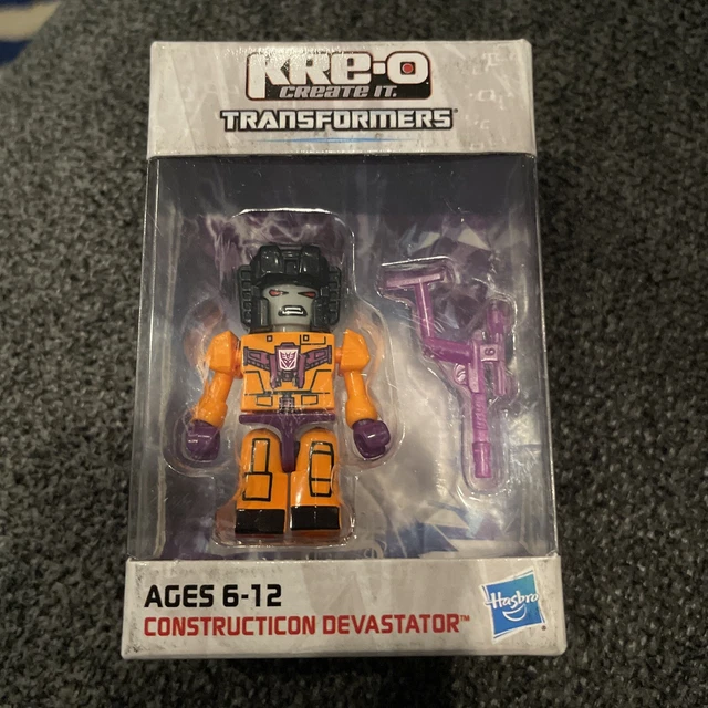 TRANSFORMERS KREO ORANGE Devastator megatron Kreo Botcon 2013 LTD LE