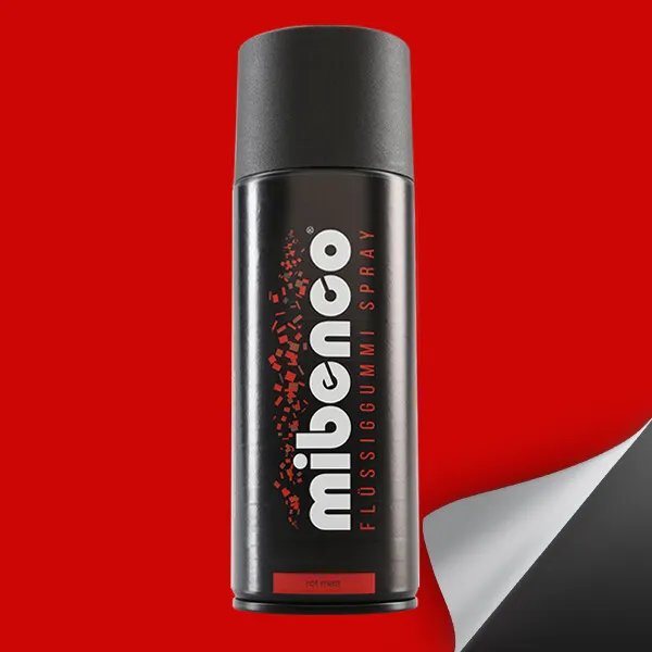 Mibenco Flüssiggummi Spray Rot Matt 400ml