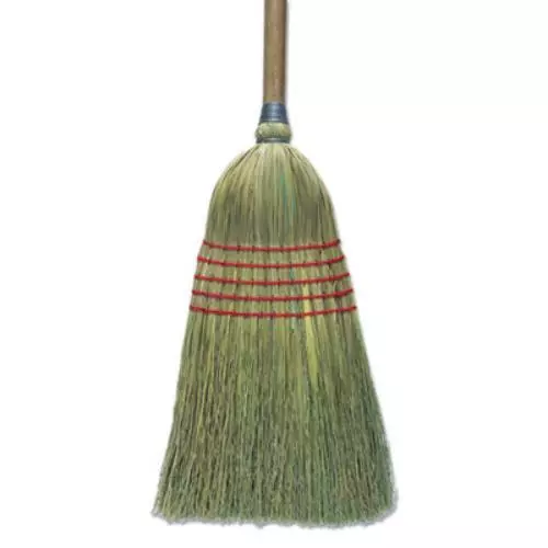 Boardwalk BWKBR10003 Corn Broom, 56", Lacquered Wood Handle, Natural, 6/carton