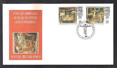Cyprus 1997 Christianity Easter Christ Passion Last Supper Set Nice Official Fdc