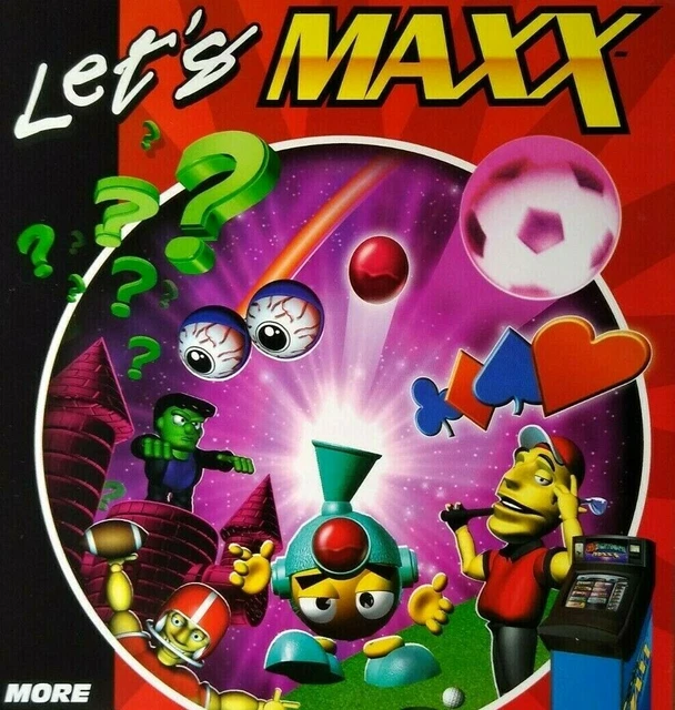 MegaTouch Let's Maxx Arcade Flyer Original NOS Video Game Art Foldout Brochure