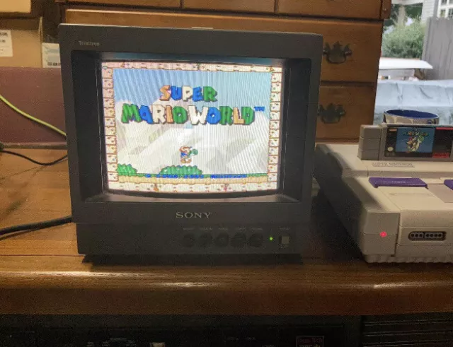 Sony Trinitron PVM PVM-8040 S-Video Composite Color Video Monitor Retro Gaming