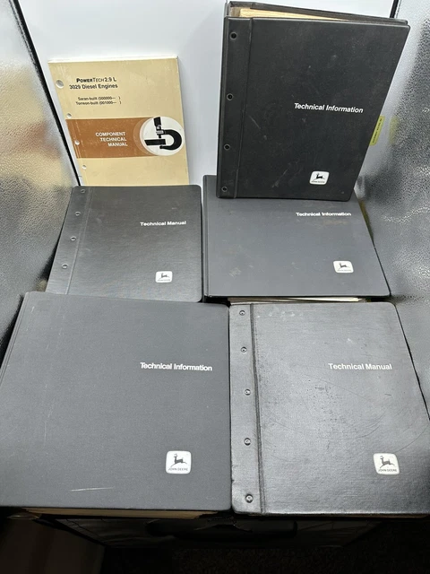 John Deere 6 Technical Manuals Loaders Snowmobiles Tractors Vintage Engines Rare